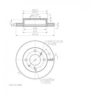 ΔΙΣΚΟΠΛΑΚΑ (ΜΠΡΟΣΤΑ) - NISSAN