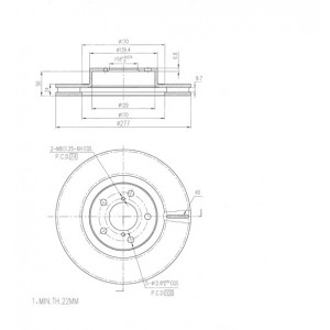 ΔΙΣΚΟΠΛΑΚΑ (ΜΠΡΟΣΤΑ) - SUBARU,TOYOTA