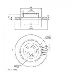 ΔΙΣΚΟΠΛΑΚΑ (ΜΠΡΟΣΤΑ) - SUBARU,TOYOTA