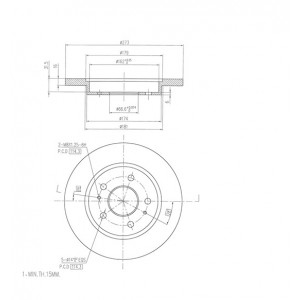 ΔΙΣΚΟΠΛΑΚΑ (ΜΠΡΟΣΤΑ) - DAIHATSU