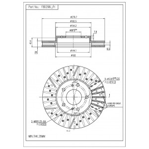 ΔΙΣΚΟΠΛΑΚΑ (ΜΠΡΟΣΤΑ ΑΡΙΣΤΕΡΑ ΔΙΑΤΡΗΤΗ) - NISSAN