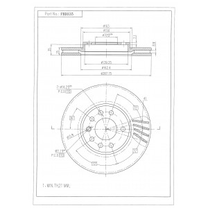 ΔΙΣΚΟΠΛΑΚΑ (ΜΠΡΟΣΤΑ) - OPEL,CHEVROLET,SAAB