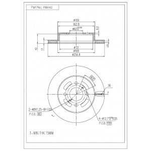 ΔΙΣΚΟΠΛΑΚΑ (ΜΠΡΟΣΤΑ) - SUZUKI,CHEVROLET