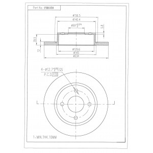 ΔΙΣΚΟΠΛΑΚΑ (ΜΠΡΟΣΤΑ) - NISSAN