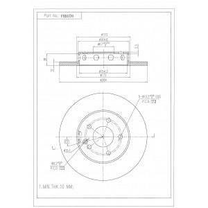 ΔΙΣΚΟΠΛΑΚΑ (ΜΠΡΟΣΤΑ) - MERCEDES