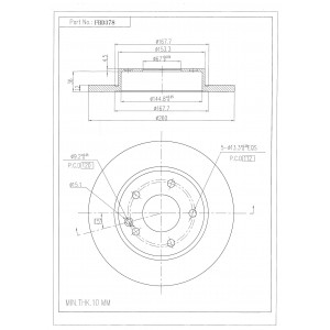 ΔΙΣΚΟΠΛΑΚΑ (ΜΠΡΟΣΤΑ) - MERCEDES