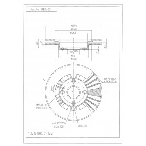 ΔΙΣΚΟΠΛΑΚΑ (ΜΠΡΟΣΤΑ) - MAZDA,FORD,TOYOTA