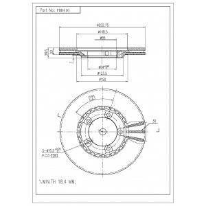 ΔΙΣΚΟΠΛΑΚΑ (ΜΠΡΟΣΤΑ) - HYUNDAI
