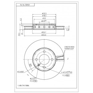 ΔΙΣΚΟΠΛΑΚΑ (ΜΠΡΟΣΤΑ) - VW,SKODA,SEAT