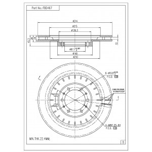 ΔΙΣΚΟΠΛΑΚΑ ΜΠΡΟΣΤΑ - MITSUBISHI, PEUGEOT