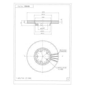 ΔΙΣΚΟΠΛΑΚΑ (ΜΠΡΟΣΤΑ) - FORD