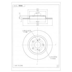 ΔΙΣΚΟΠΛΑΚΑ (ΠΙΣΩ) - TOYOTA