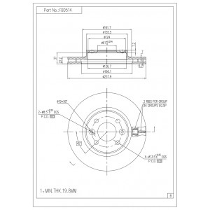 ΔΙΣΚΟΠΛΑΚΑ (ΜΠΡΟΣΤΑ) - RENAULT, SMART