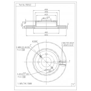 ΔΙΣΚΟΠΛΑΚΑ (ΜΠΡΟΣΤΑ) - HYUNDAI, KIA