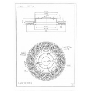 ΔΙΣΚΟΠΛΑΚΑ (ΜΠΡΟΣΤΑ ΔΙΑΤΡΗΤΗ) - MERCEDES