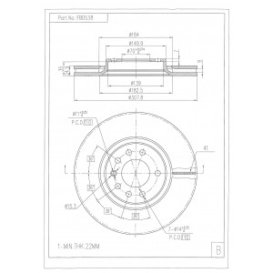 ΔΙΣΚΟΠΛΑΚΑ (ΜΠΡΟΣΤΑ) - OPEL, SAAB