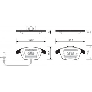 ΔΙΣΚΟΦΡΕΝΑ (ΜΠΡΟΣΤΑ) - AUDI