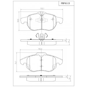 ΔΙΣΚΟΦΡΕΝΑ (ΜΠΡΟΣΤΑ) - FIAT,OPEL,SAAB
