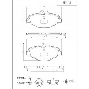 ΔΙΣΚΟΦΡΕΝΑ (ΜΠΡΟΣΤΑ) - MERCEDES