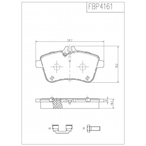 ΔΙΣΚΟΦΡΕΝΑ (ΜΠΡΟΣΤΑ) - MERCEDES