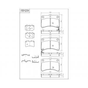 ΔΙΣΚΟΦΡΕΝΑ (ΜΠΡΟΣΤΑ) - DAIHATSU,TOYOTA