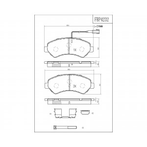 ΔΙΣΚΟΦΡΕΝΑ (ΜΠΡΟΣΤΑ) - CITROEN,FIAT,PEUGEOT