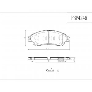 ΔΙΣΚΟΦΡΕΝΑ (ΜΠΡΟΣΤΑ) - SUZUKI