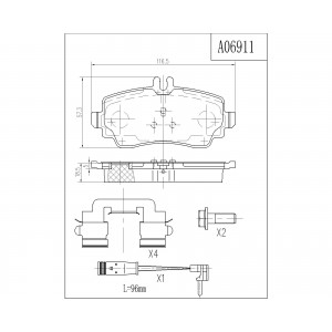 ΔΙΣΚΟΦΡΕΝΑ (ΜΠΡΟΣΤΑ) - MERCEDES