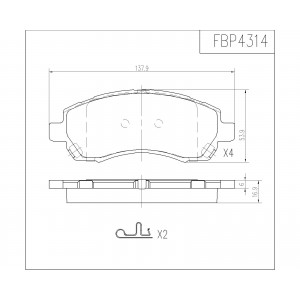 ΔΙΣΚΟΦΡΕΝΑ (ΜΠΡΟΣΤΑ) - SUBARU