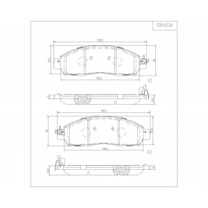 ΔΙΣΚΟΦΡΕΝΑ (ΜΠΡΟΣΤΑ) - NISSAN