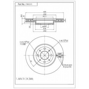 ΔΙΣΚΟΠΛΑΚΑ (ΜΠΡΟΣΤΑ) - A.ROMEO,FIAT,LANCIA