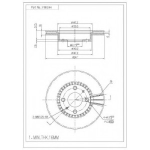 ΔΙΣΚΟΠΛΑΚΑ (ΜΠΡΟΣΤΑ) - NISSAN
