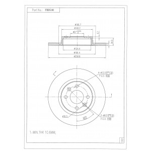 ΔΙΣΚΟΠΛΑΚΑ (ΜΠΡΟΣΤΑ) - RENAULT,SMART