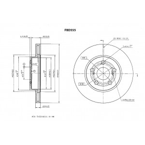 ΔΙΣΚΟΠΛΑΚΑ (ΜΠΡΟΣΤΑ) -TOYOTA