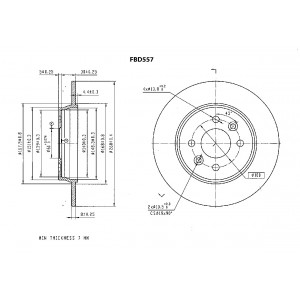 ΔΙΣΚΟΠΛΑΚΑ (ΠΙΣΩ)- RENAULT