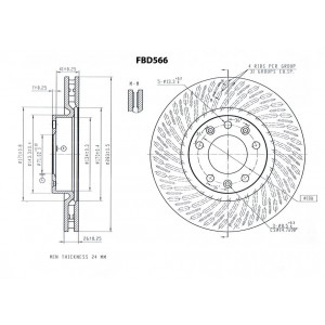 ΔΙΣΚΟΠΛΑΚΑ (ΜΠΡΟΣΤΑ) - PEUGEOT, OPEL