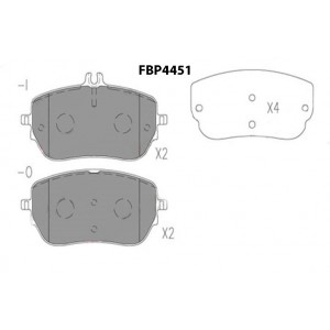 ΔΙΣΚΟΦΡΕΝΑ  (ΜΠΡΟΣΤΑ) - MERCEDES-BENZ