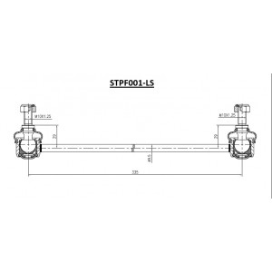 ΜΠΑΡΑΚΙ ΖΑΝΦΟΡ ΕΜΠΡΟΣ Α/Δ C2,C3,DS3