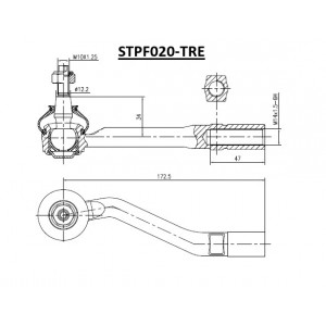 ΑΚΡΟΜΠΑΡΟ ΕΜΠΡΟΣ ΑΡ CITROEN C3 II, DS3