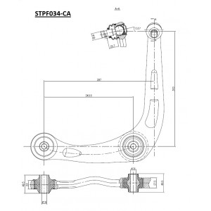 ΨΑΛΙΔΙ ΕΜΠΡΟΣ ΑΡ PEUGEOT 206