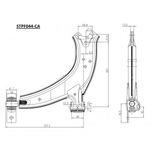 ΨΑΛΙΔΙ Ε/Δ ΚΑΤΩ CITR. BERLINGO, PEUG. PARTN