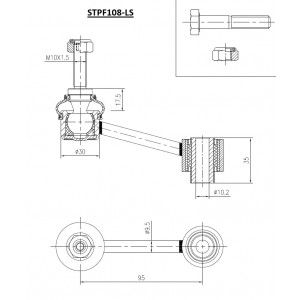 ΜΠΑΡΑΚΙ ΖΑΜΦ.ΠΙΣΩ Α/Δ AUDI,SEAT,VW,SKODA