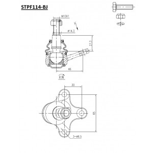 ΜΠΑΛΑΚΙ  ΨΑΛ ΚΑΤΩ ΔΞ VW POLO, SEAT AROZA