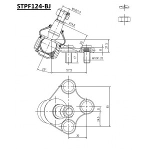 ΜΠΑΛΑΚΙ ΕΜΠΡ ΔΕΞΙ  AUDI A1,SEAT,VW POLO