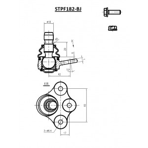 ΜΠΑΛΑΚΙ ΨΑΛΙΔΙΟΥ ΕΜ ΑΡ/Δ OPEL ASTRAH,G