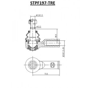 ΑΚΡΟΜΠΑΡΟ ΕΜΠ Α/Δ OPEL VECTRA B SAAB 9-5