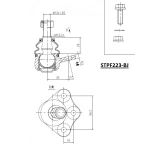 ΜΠΑΛΑΚΙ ΨΑΛΙΔΙΟΥ ΕΜΠΡΟΣ Α/Δ FIAT DOBLO