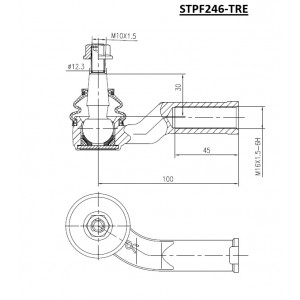 ΑΚΡΟΜΠΑΡΟ ΔΕΞ.FORD FOCUS II,VOLVO C30