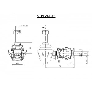 ΜΠΑΡΑΚΙ ΖΑΜΦΟΡ ΠΙΣΩ Α/Δ FORD FOCUS II