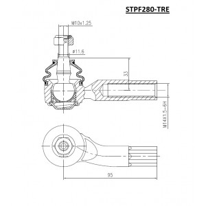 ΑΚΡΟΜΠΑΡΟ ΕΜΠΡΟΣ ΔΕΞ FIESTA,FUSION,MAZDA